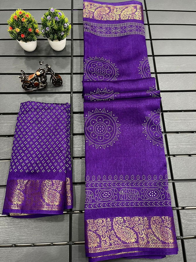 Gola By Wow Tussar Silk Printed Sarees Catalog